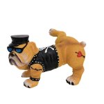Statue de chien pipi avec lunettes de soleil, bouledogue tough guy, animaux amusants nordiques, gnome ... Statue de chien pipi avec lunettes de soleil, bouledogue tough guy, animaux amusants nordiques, gnome ...