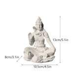 Statue de dieu indien ganesha shiva en rsine, sculpture sai baba de shirdi, seigneur hanuman, bouddha ...