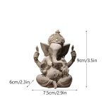 Statue de dieu indien ganesha shiva en rsine, sculpture sai baba de shirdi, seigneur hanuman, bouddha ...