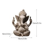 Statue de dieu indien ganesha shiva en rsine, sculpture sai baba de shirdi, seigneur hanuman, bouddha ...