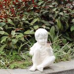 Statue d'enfant garçon et fille, figurine de jardin pour la maison, ornements d'niket d'extérieur, décorations ... Statue d'enfant garçon et fille, figurine de jardin pour la maison, ornements d'niket d'extérieur, décorations ...