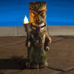 Statues de gnome de jardin en r�sine, totem maya, lumi�res d�coratives d'ext�rieur, ornements amusants ...