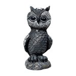 Statue de hibou de jardin en r�sine, sculpture de bureau, ornement de maison, art a collectionner, cadeau ...