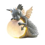 Statue de jardin extérieur, statue de méditation dragon, ornement de collection en résine, décoration ... Statue de jardin extérieur, statue de méditation dragon, ornement de collection en résine, décoration ...