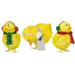 Statue de jardin en forme de poulet, sculpture d'extrieur, pour dcoration intrieure, avec foulard, ...
