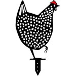 Statue de jardin en métal - motif poule - fait main - décoration de jardin - décoration de jardin - déco ... Statue de jardin en métal - motif poule - fait main - décoration de jardin - décoration de jardin - déco ...