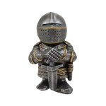 Statue de jardin de nains de chevalier europen l'inventaire, armure de garde de templier de croix, samoura, ...