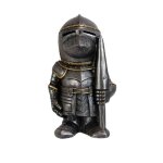 Statue de jardin de nains de chevalier europen l'inventaire, armure de garde de templier de croix, samoura, ...
