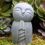 Statue de jizo le petit bouddha jizo parfait pour votre maison, jardin, artisanat en bois, ornements ...