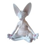 Statue de méditation sphynx, figurine de chat, animal de yoga, sculpture d'art méditant, micro décoration, ... Statue de méditation sphynx, figurine de chat, animal de yoga, sculpture d'art méditant, micro décoration, ...