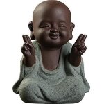 Statue de moine en c�ramique petit bouddha mignon petit bouddha cr�atif petit bouddha artisanat poup�es ...
