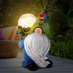 Statue nain de jardin, peinte a la main ornements de jardin extrieur impermable nains de jardin dnles ...