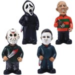 Statues de nains de jardin en rsine - figurines meurtrires michael myers scream fre - ddy jason nains ...