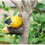 Statue d'oiseau en bois et polyr�sine, d�coration d'ext�rieur, sculptures et statues de jardin