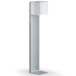 Steinel borne d'clairage  capteur gl 80 led ihf cubo argent 055486