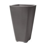 Step2 bridgeview - pot de fleur grand - c�dre fonc� jardini�re balcon l�ger et facile a d�placer - plastique ...