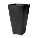 Step2 bridgeview - pot de fleur grand - onyx noir jardini�re balcon l�ger et facile a d�placer - plastique ...