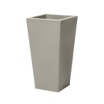 Step2 tremont pot de fleur - carr� et grand - b�ton