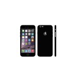 Stickers autocollant iphone 6 - 6s noir mtallique bross