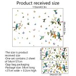 Stickers de fen�tre colibri et papillon, stickers muraux oiseaux, stickers muraux feuilles vertes, stickers ...