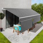 Store banne gris anthracite 4x3 m Store banne gris anthracite 4x3 m