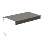 Store banne taupe avec toile waterproof 3 x 2 pisa