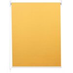 Store enrouleur de fentre occultant protection solaire store a tirage latral 50x160cm opaque jaune ...