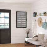 Store enrouleur jour / nuit madeco l. 42 x h. 190 cm gris clair