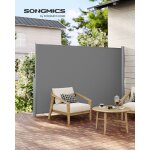 Store lat�ral en aluminium extensible 180 x 350 cm, brise - vue, protection solaire, occultant, pour ...