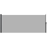 Store lat�ral brise - vue paravent r�tractable dim. 4l x 1, 60h m gris