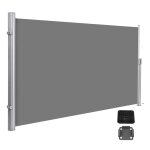 Store lat�ral brise - vue r�tractable paravent pare - soleil pour balcon patio terrasse et jardin avec ...