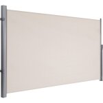 Store lat�ral r�tractable, beige / 2 x 3, 5 m / aluminium