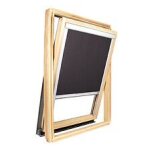 Store occultant noir pour fen?tre roto - vitrage h63. 5 x 40cm Store occultant noir pour fen?tre roto - vitrage h63. 5 x 40cm