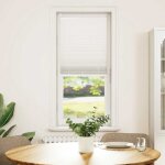 Store pliss en blanc 40 x 100cm