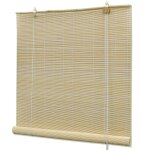 Store roulant en bambou 80 x 220 cm naturel