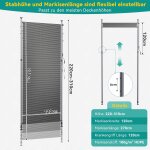 Store vertical enrouleur ext�rieur, brise - vue, protection solaire, pour balcon, terrasse, jardin - ...