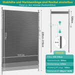 Store vertical enrouleur ext�rieur, brise - vue, protection solaire, pour balcon, terrasse, jardin - ...