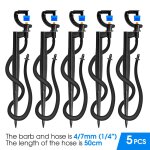 Style 5 pices barbe 180 buse de pulvrisation pour systme d'eau d'arrosage, avec piquet de 21cm, micro ...