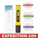 Stylo num�rique ph m�tre, ph testeur de qualit� de l'eau digital lcd portable ph m�tre num�rique plage ...