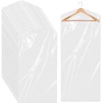 Subzonal - lot de 10 housses de vtements longues de 180 cm pour suspendre des vtements, sacs de nettoyage ...