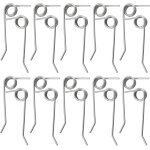 Subzonal - 10 paires de ressorts solides en acier inoxydable pour scarificateur electrique compatible ...