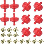 Subzonal - 10 pcs filtre  carburant pour tondeuse  gazon - filtre essence tondeuse  gazon - compatible ...