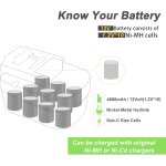 Subzonal - 12v 4. 8ah batterie pour black + decker hpb12 a12 a12e a12 - xj a12ex fsb12 fs120b fs120bx ... Subzonal - 12v 4. 8ah batterie pour black + decker hpb12 a12 a12e a12 - xj a12ex fsb12 fs120b fs120bx ...