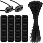 Subzonal - 150 ensemble kit de fixation pour brise - vue y compris les attaches de c�ble et fixation ...