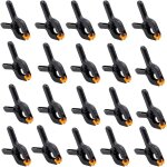 Subzonal - 20 mini pince de serrage � ressort en nylon fortes pinces de fixation multifonction pour jardinage ...
