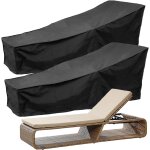 Subzonal - 2pcs housse pour transat jardin, 210d housse chaise longue housse bain de soleil exterieur ... Subzonal - 2pcs housse pour transat jardin, 210d housse chaise longue housse bain de soleil exterieur ...