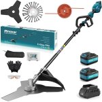 Subzonal - 3 - in - 1 debroussailleuse electrique sans fil, 12000rpm coupe bordure sans fil avec 2x 5200mah ... Subzonal - 3 - in - 1 debroussailleuse electrique sans fil, 12000rpm coupe bordure sans fil avec 2x 5200mah ...