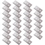 Subzonal - lot de 30 lames de rechange pour grattoir, lame de rechange pour racloir, lames de trois trous ...