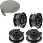 Subzonal - 4 pcs bobine pour coupe, fil coupe bordure, fil coupe bordure universel, convient pour bosch ...