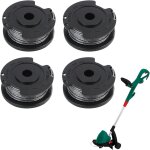 Subzonal - 4 pcs bobines de fil coupe - bordure bosch, fil nylon 1. 6mm x 4. 9m, compatible avec easygrasscut ... Subzonal - 4 pcs bobines de fil coupe - bordure bosch, fil nylon 1. 6mm x 4. 9m, compatible avec easygrasscut ...